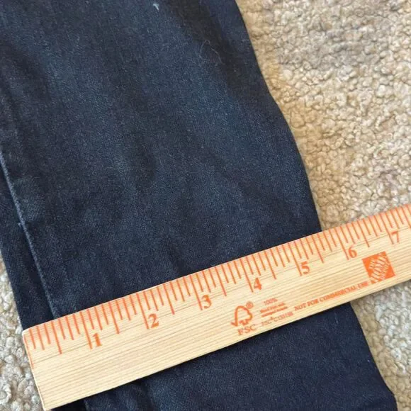 Unbranded Men's Black and Navy Jeans - Picture 4 of 7